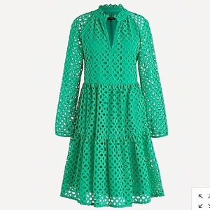 NWT J.crew Tiered Popover Dress